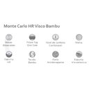 Ver imagem 3 de Colchão Queen Herval Molas Ensacadas Visco MasterPocket Monte Carlo Euro Pillow (158x198x33) -