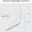 Ver mais imagens de Suporte P/ Notebook Ajustável Ergonômico Dobrável Regulável