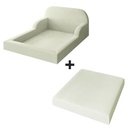 Ver imagem 3 de Cama Colchão Casal Montessoriana Infantil Proteção Lateral Cor:bege