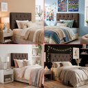 Ver imagem 3 de Cabeceira Painel Estofada Paris Suede Marrom Solteiro 90cm para Cama Box