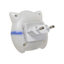 Ver imagem 5 de Luminária Luz Noturna Gatinho Infantil Abajur Parede Exatron ST2407