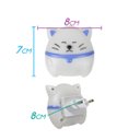 Ver imagem 2 de Luminária Luz Noturna Gatinho Infantil Abajur Parede Exatron ST2407