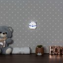 Ver imagem 3 de Luminária Luz Noturna Gatinho Infantil Abajur Parede Exatron ST2407