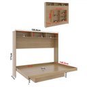 Ver imagem 3 de Cama de Casal Articulada 8 Prateleiras Cm8043 Amêndoa - Tecno Mobili