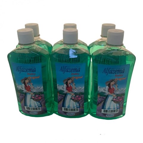 Kit com 6 Deo-Colonia Alfazema Halley Original 500 ml
