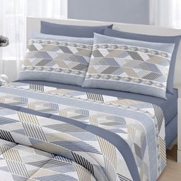 Jogo de Cama Casal 4 Peças 100% Algodão Royal Niterói - 2