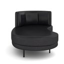Ver imagem 6 de Sofá Chaise Longue Sala de Estar Living Lucca Esquerdo D02 Couríssimo Preto B-159 - Lyam Decor