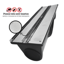 Ver imagem 3 de Ralo Linear 13x50 Inox Invisivel com 3 Saídas de 75mm Ideal para Drenagem de Águas Pluviais