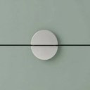 Ver imagem 2 de Mesa de Cabeceira 2 Gavetas Verde Jade MDF com Puxador Meia Lua