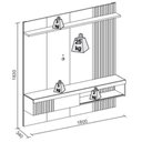 Ver imagem 4 de Painel Caemmun Jade 1,8 Metros