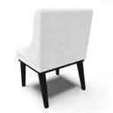 Ver imagem 5 de Cadeira de Jantar Liz Corino Branco Base Fixa Madeira Preto - D’Rossi