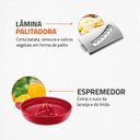 Ver imagem 6 de Multiprocessador Turbo Chef 9 em 1 Mondial Vermelho 1000w 127v - Mpn-01-rf