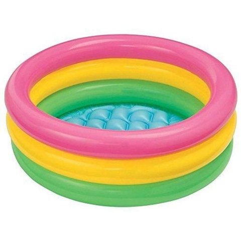 Piscina Banheira Inflável Infantil 56l por do Sol Colorida Intex