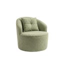 Ver imagem 2 de Poltrona Orgânica Decorativa Confortável Amore Bouclê Verde Oliva - Vimont Moveis