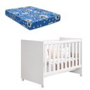 Ver imagem 1 de Berço Americano Katatau Flex Branco Brilho com Colchão Ortobom - Reller