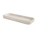 Ver imagem 1 de Bandeja Retangular Poliresina Off White 11x30 Cm Mart Moas 17609