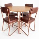 Ver imagem 1 de Conjunto Mesa com 4 Cadeiras Artefamol Versalhes