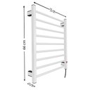 Ver imagem 5 de Toalheiro Térmico Alumínio 9 Barras Clássico Bivolt