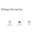 Ver imagem 2 de Cama Box King: Colchão Molas Herval Maxspring Málaga + Base CRC Suede Black(193x203)