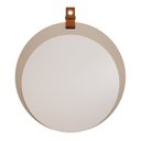 Ver imagem 2 de Espelho Decorativo 60x60cm com Alça em Couro Bella Yescasa