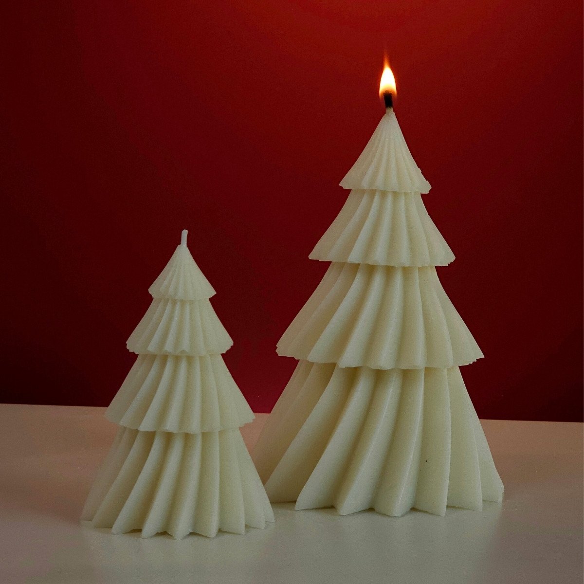 Vela Decorativa Árvore de Natal Pinheiro Luxo - 3