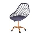 Ver imagem 1 de Cadeira Giratório Kaila Preta | Redgold