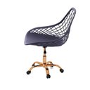 Ver imagem 3 de Cadeira Giratório Kaila Preta | Redgold