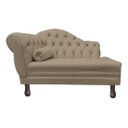 Ver imagem 2 de Recamier Divã Sofá 120cm Recepção Sala Larissa Suede:cappuccino/liso
