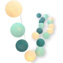 Ver imagem 1 de Bolinhas de Luz Cormilu Led, À Pilha, 20 Bolas, 2.8m, (tiffany Verde)