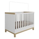 Ver imagem 2 de Berço Mini Cama 2 em 1 Americano em MDF Louis Móveis Peroba