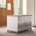 Ver imagem 1 de Berço Mini Cama 2 em 1 Americano em MDF Louis Móveis Peroba