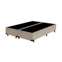 Ver imagem 1 de Base Box Queen Bipartido Blindado Suede Bege