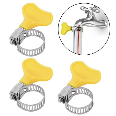 Abraçadeira sem Fim de Metal Borboleta Regulável 13-19mm | Utilimix | 03 Un