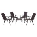 Ver imagem 1 de Conjunto de Mesa de Centro e 4 Cadeiras Bela para Área Externa