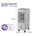 Ver imagem 6 de Climatizador de Ar 8 Litros de Reservatório Praxis Eletrodomésticos Cp08 127v