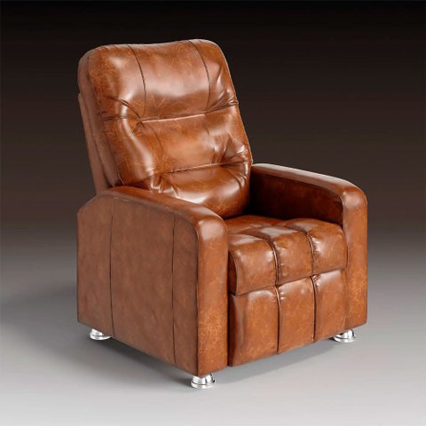 Poltrona do Papai Reclinável Maldivas Corano Caramelo - Speciale Home