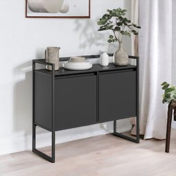 Aparador Compacto Metalic Preto - 1