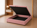 Ver imagem 7 de Cama Box Baú Casal com Encaixe para Colchão e Puxador Embutido:Rosé