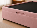 Ver imagem 3 de Cama Box Baú Casal com Encaixe para Colchão e Puxador Embutido:Rosé