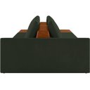 Ver imagem 2 de Sofá Ilha Modular para Sala 252cm com Puff Dublin K01 Veludo Verde Sintético Caramelo - Lyam Decor