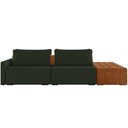 Ver imagem 5 de Sofá Ilha Modular para Sala 252cm com Puff Dublin K01 Veludo Verde Sintético Caramelo - Lyam Decor