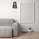 Ver imagem 2 de Luminária Teto tipo Pendente GAMA MDF - Completa - Cor: Marrom