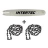 Kit Sabre 14" + 2 Corrente Para Motosserra Stihl 170 180 250 Intertec / Archer Para Stihl 025 / 170  - 1