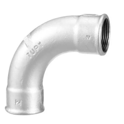 Curva 90 Fêmea 1/2 Galvanizado Curva Metal Galvanizado Fêmea 90° 1/2 Tupy Tupi