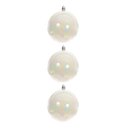 Ver imagem 1 de Cj 3 Bolas de Natal Pvc Perolada 10cm