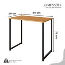 Ver imagem 3 de Escrivaninha Mesa Escritório 80cm Genova Plus