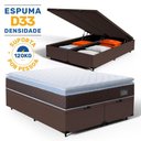 Ver imagem 2 de Cama Box Baú com Colchão de Espuma D33 Pillow Top Comfort Luxo King 193cm
