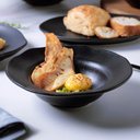 Ver imagem 5 de Prato para Risoto Massa Preto Matte 25cm Porto Brasil Cerâmi