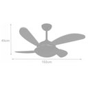 Ver imagem 2 de Ventilador Volare Fly Natural 220v e Controle Remoto
