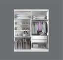 Ver imagem 3 de Guarda Roupa Solteiro c/ Pés 100% MDF Aspen - Arbo Design